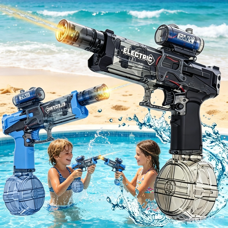 Water Gun Soaker - Children Continuous Fire Electric Water Guns