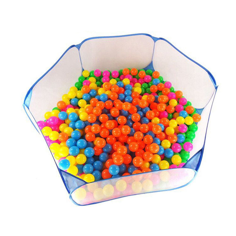 Outdoor Tent Playhouse - 1Pcs Blue Foldable Playpen Ocean Ball