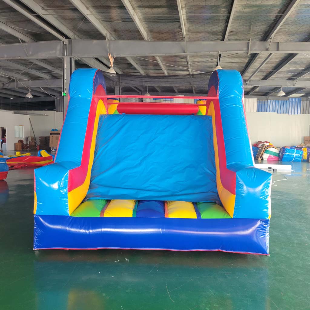 Kids Outdoor House With Slide - Giant Commercial Inflatable Obstacle Course Bounce