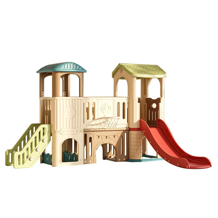 Hot Sale Children Play House O - Kids Outdoor House With Slide review and price