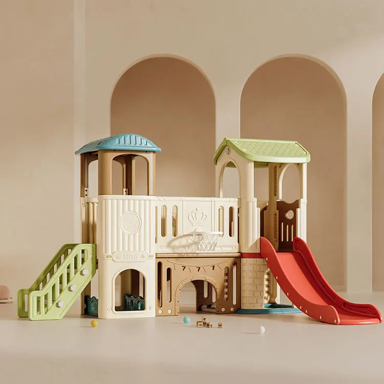 Hot Sale Children Play House O - Kids Outdoor House With Slide review and price