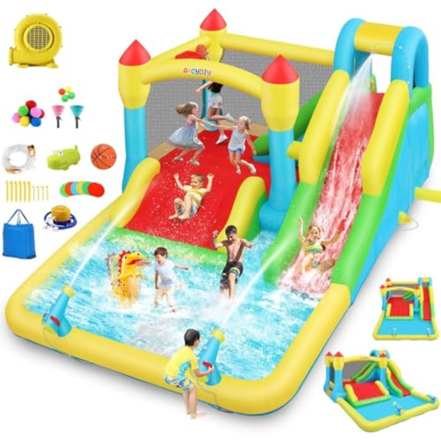 Outdoor/Indoor inflatable wate - Kids Outdoor House With Slide review and price