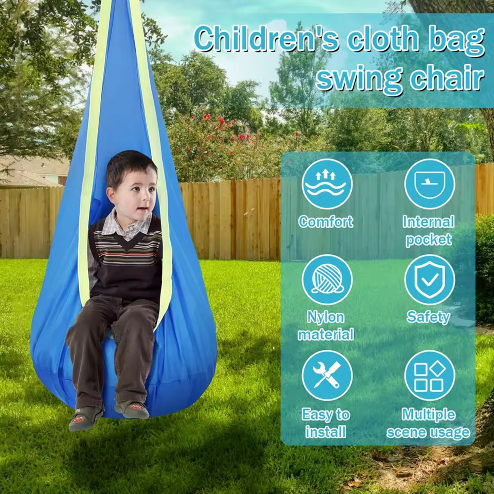 Kids Pod Swing Seat Nylon Hang - Kids Outdoor Chair review and price