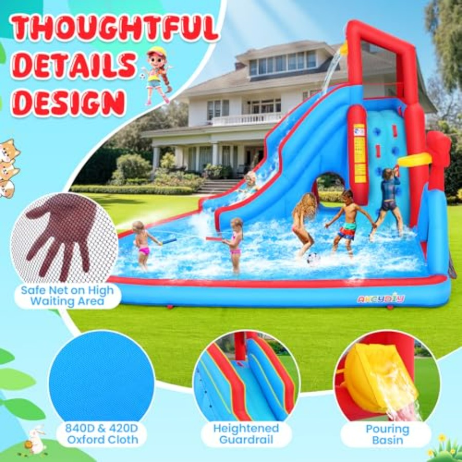 Backyard outdoor water slide i - Kids Outdoor House With Slide review and price