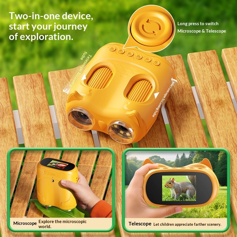 2-in-1 Educational Kids Binocu - Kids Outdoor Microscope review and price