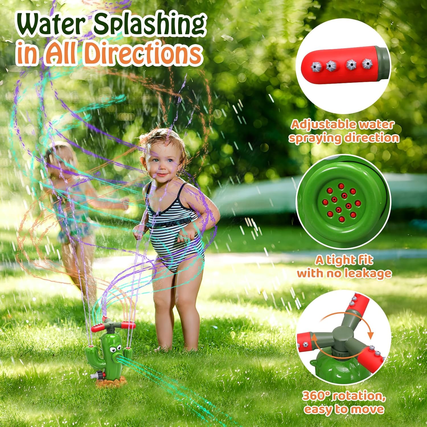 Water Spray Toy Cactus Sprinkl - Kids Outdoor Play Area review and price