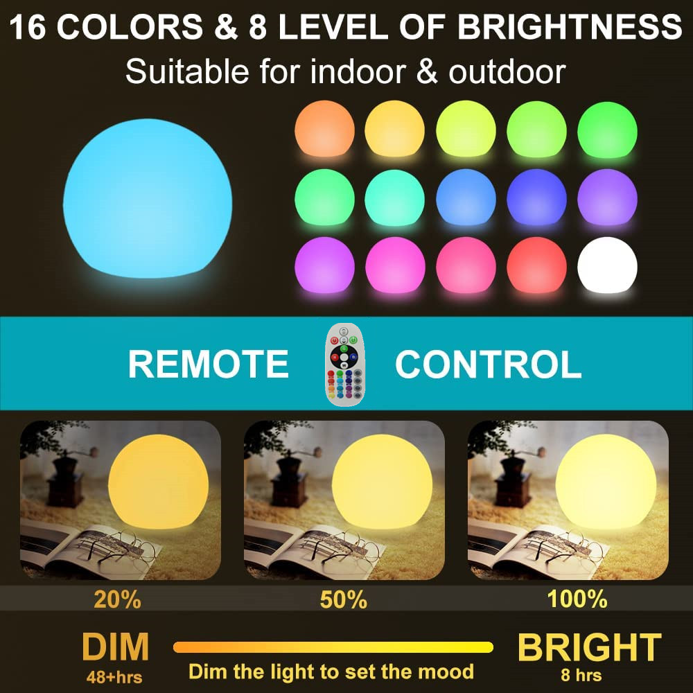 Rechargeable LED Glowing Ball  - Kids Outdoor Ball review and price