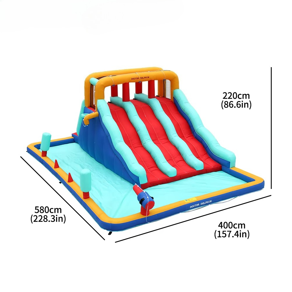 Outdoor Inflatable Bouncy Cast - Kids Outdoor House With Slide review and price