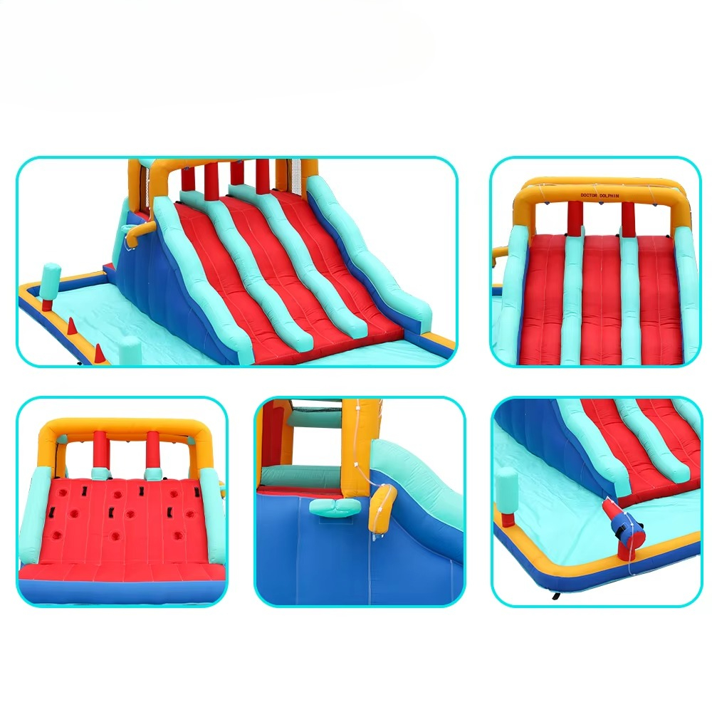 Outdoor Inflatable Bouncy Cast - Kids Outdoor House With Slide review and price
