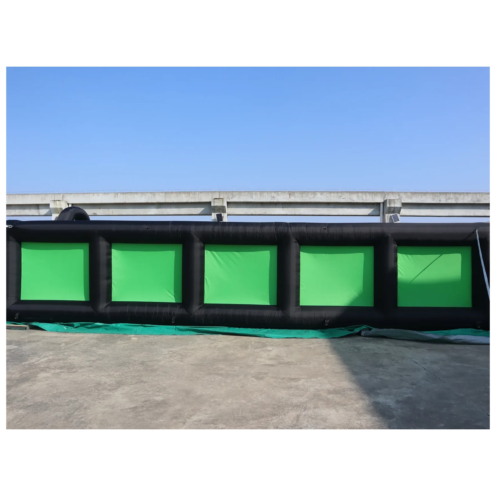 Outdoor Black Green Inflatable - Kids Outdoor Party Venue review and price