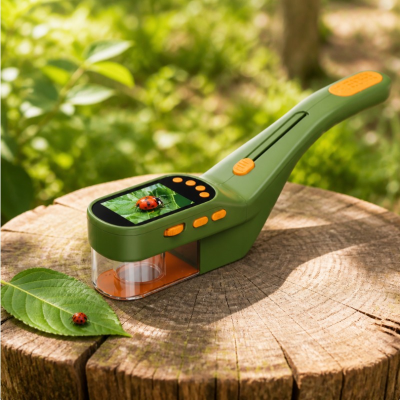2 In 1 Kids Handheld Digital M - Kids Outdoor Microscope review and price
