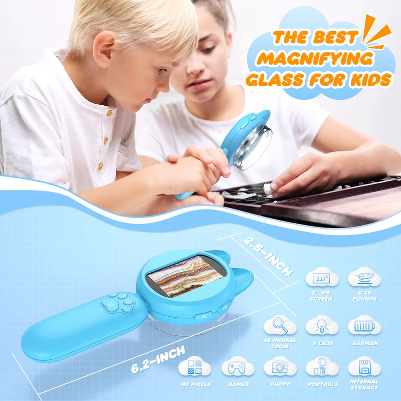 2inch IPS Digital Microscope 1 - Kids Outdoor Microscope review and price