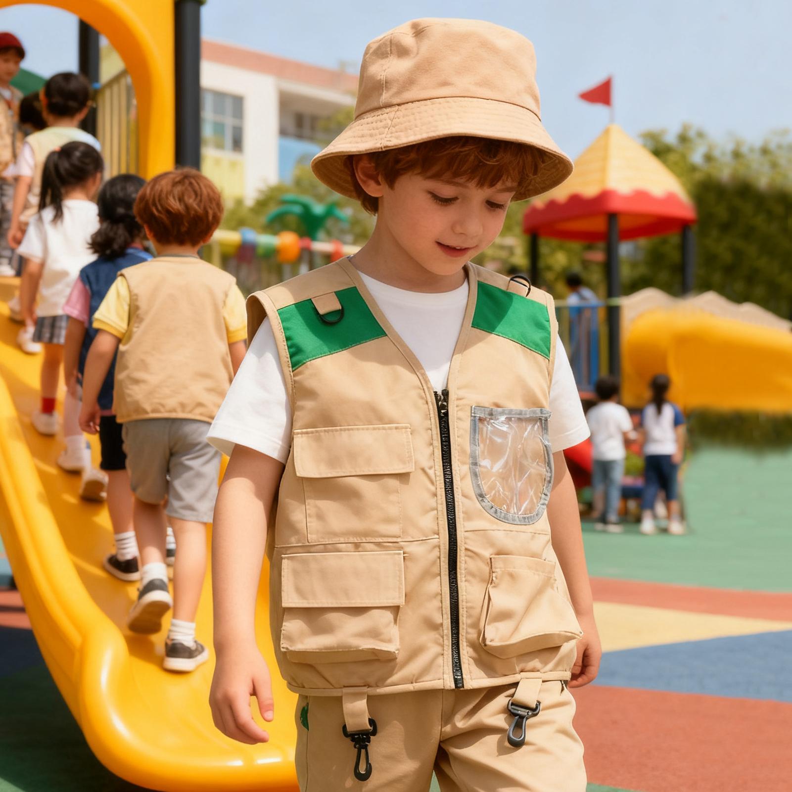 Kids Explorer hat and vest Cos - Kids Outdoor Explorer Kit review and price