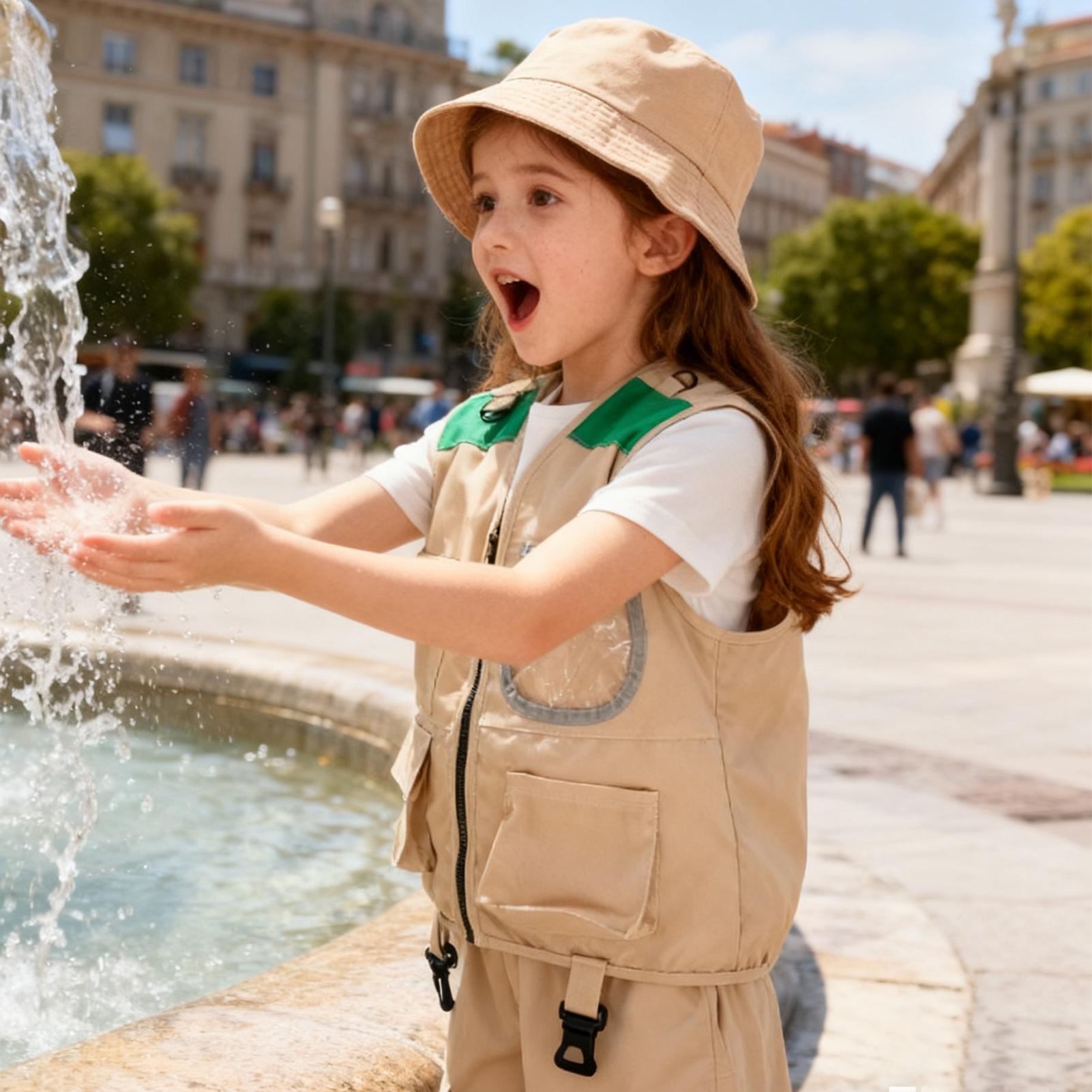 Kids Explorer hat and vest Cos - Kids Outdoor Explorer Kit review and price