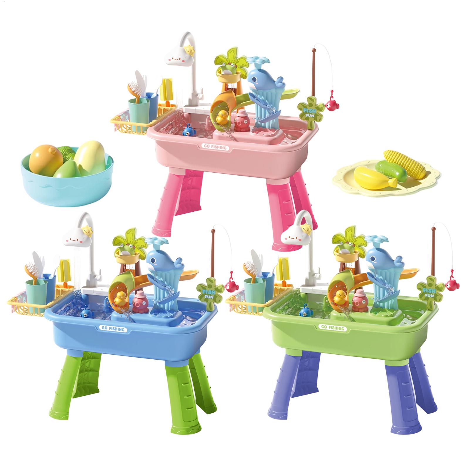 43Pcs Electric Kids Water Tabl - Kids Outdoor Sensory Table review and price