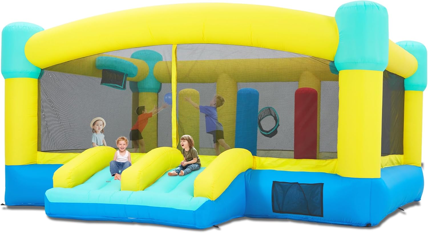 Big Bounce House,15 x 14.8 FT  - Kids Outdoor House With Slide review and price