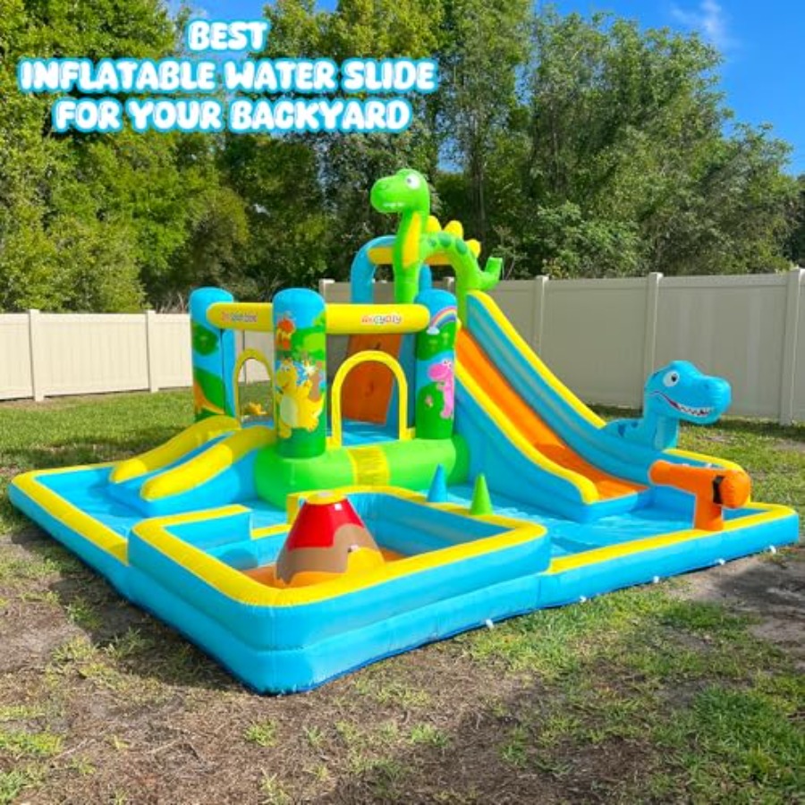 Outdoor backyard inflatable wa - Kids Outdoor House With Slide review and price