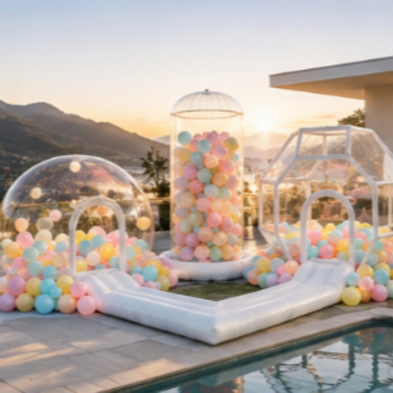 Inflatable Ball Pit Tent Trans - Outdoor Tent Playhouse review and price