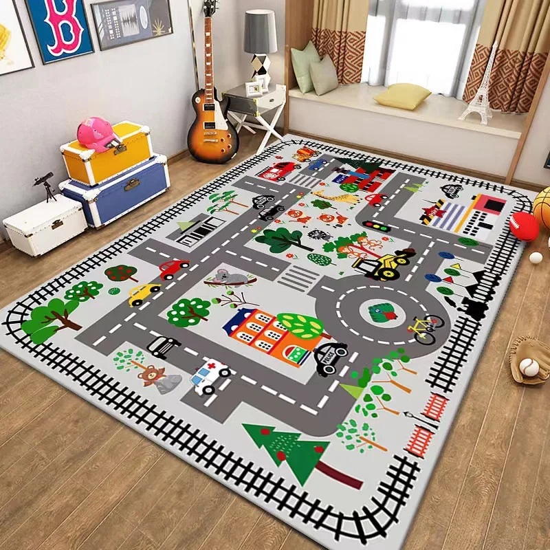 Colorful Kids City Map Play Ma - Kids Outdoor Play Area review and price