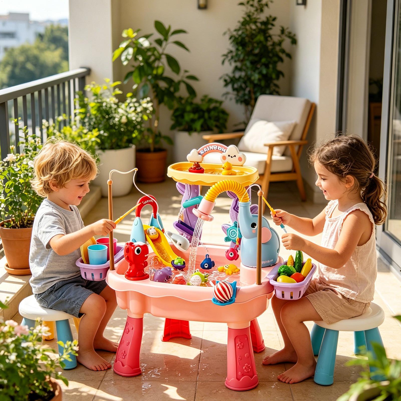 Upgraded Toddler Water Table K - Kids Outdoor Sensory Table review and price