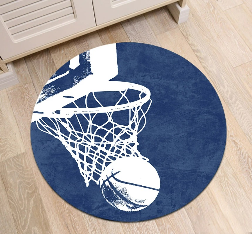Basketball Round Rugs And Carp - Kids Outdoor Floor Cushions review and price