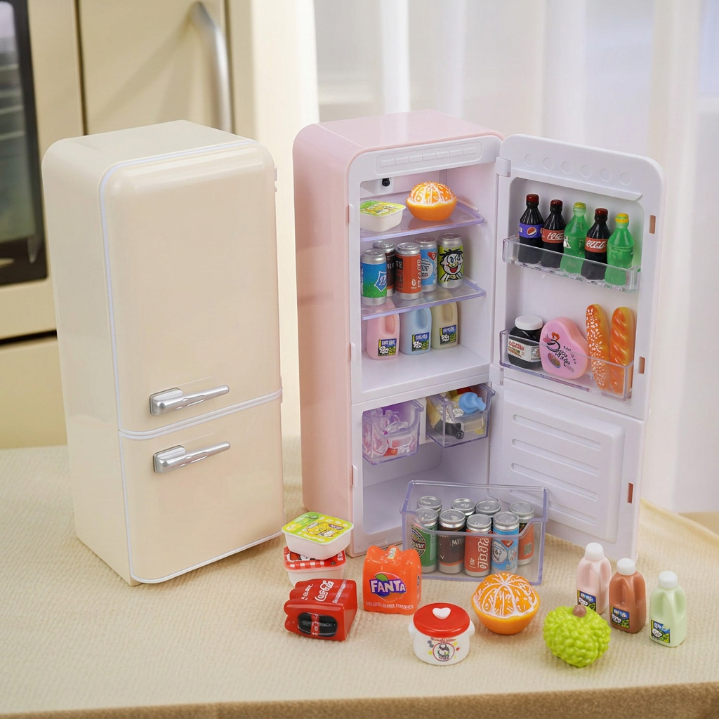 33pcs Kids Mini Fridge Playset - Kids Outdoor Mud Kitchen Accessories review and price