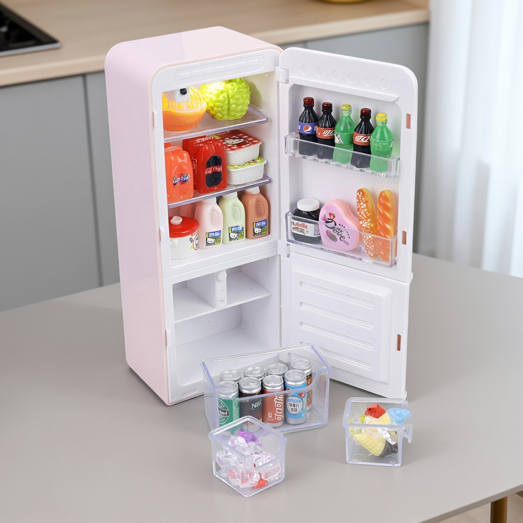 33pcs Kids Mini Fridge Playset - Kids Outdoor Mud Kitchen Accessories review and price