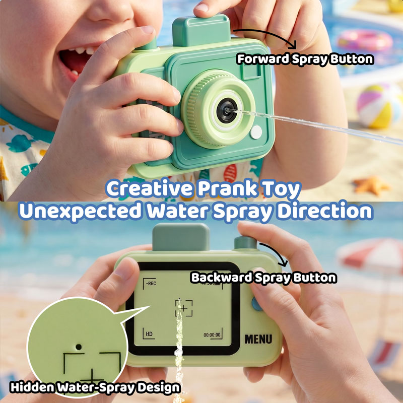 Double-sided Water Gun Camera  - Water Gun Soaker review and price