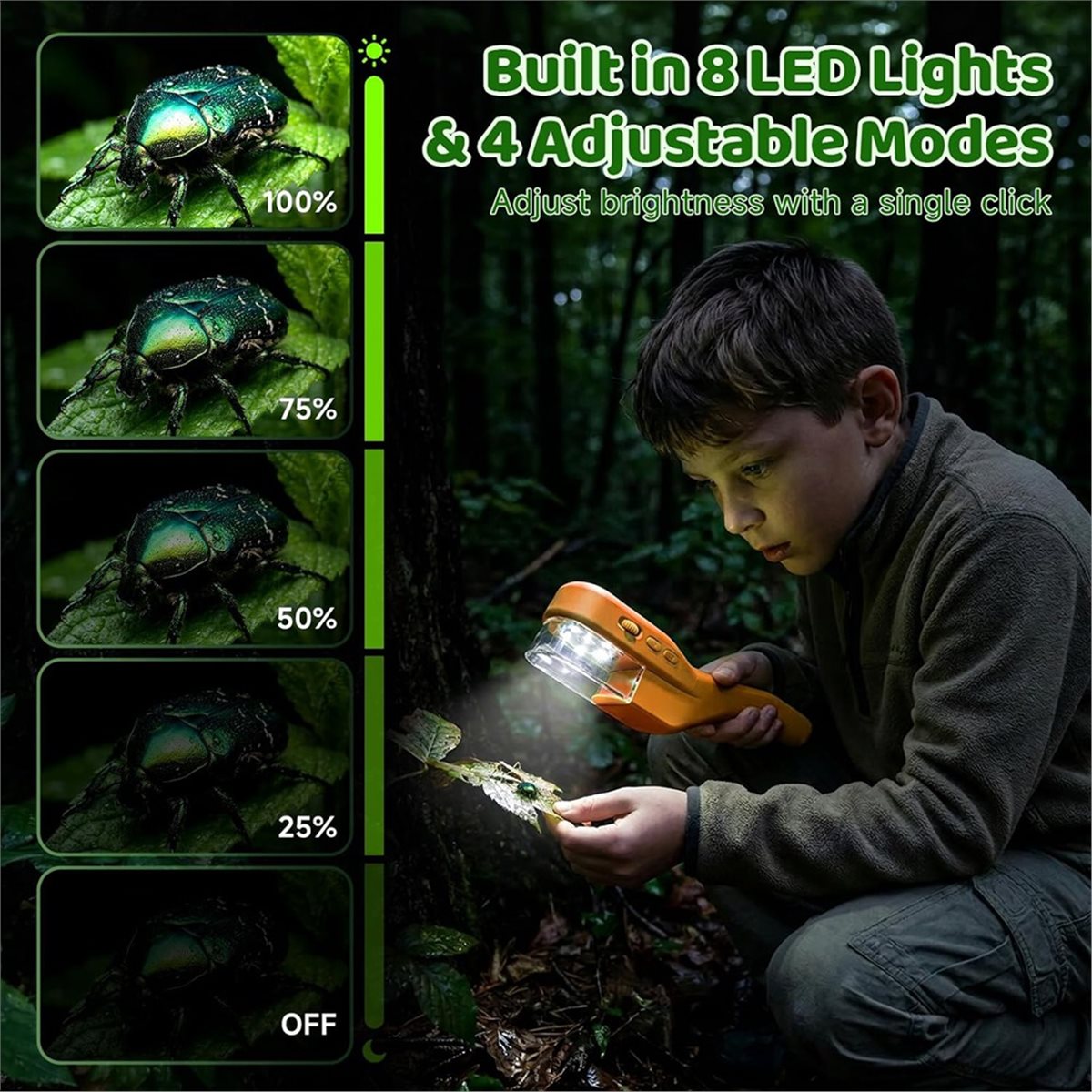 500X Handheld Microscope for K - Kids Outdoor Explorer Kit review and price