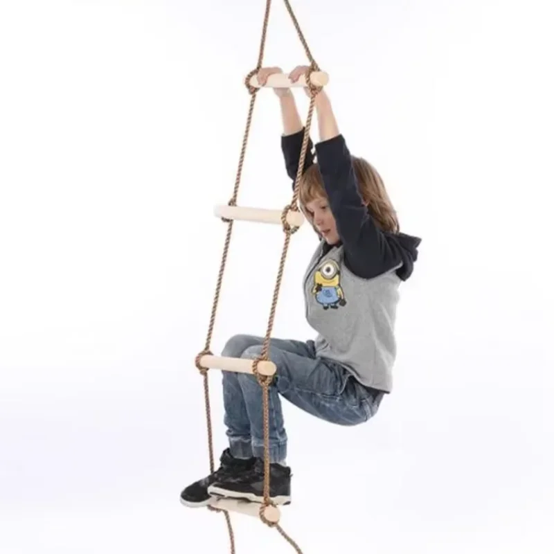 Children Climbing Rope Ladder  - Kids Outdoor Climbing Structure review and price