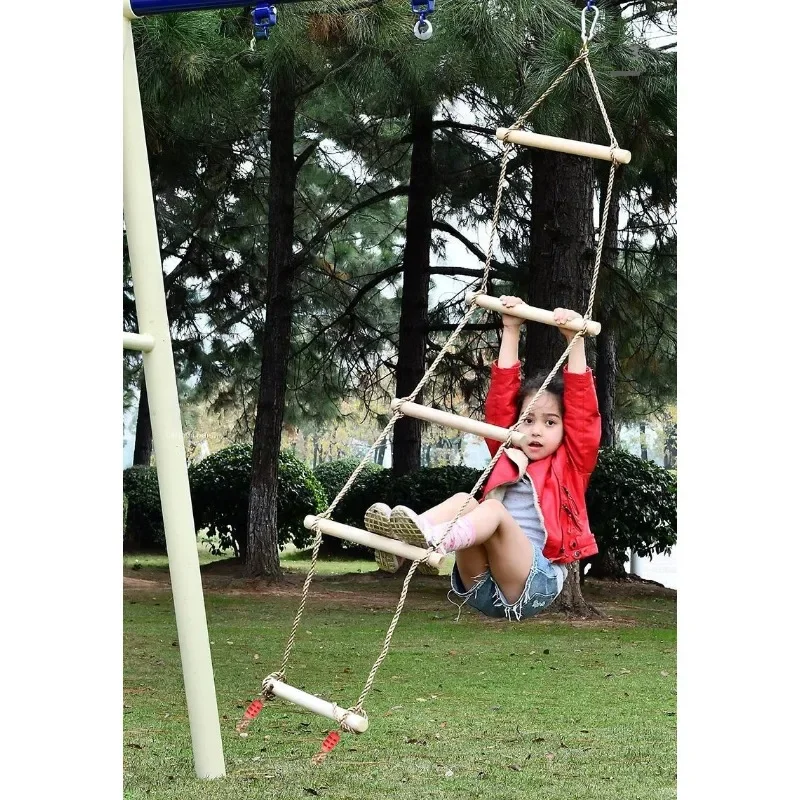 Children Climbing Rope Ladder  - Kids Outdoor Climbing Structure review and price