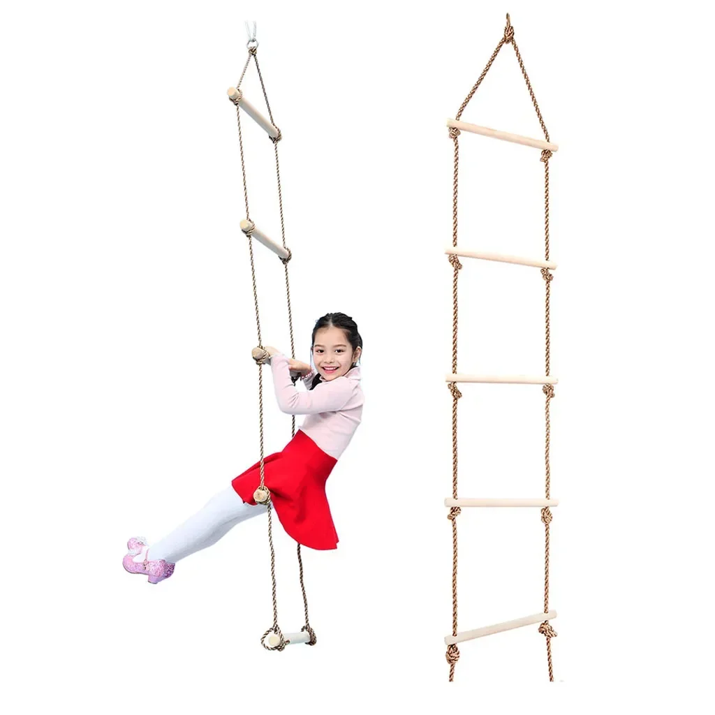 Children Climbing Rope Ladder  - Kids Outdoor Climbing Structure review and price
