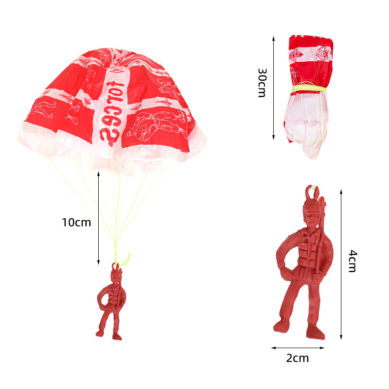 10pcs Plastic Ejecting Parachu - Kids Outdoor Games For Party review and price