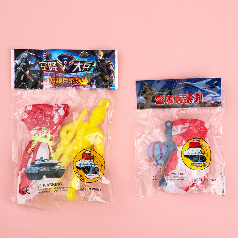 10pcs Plastic Ejecting Parachu - Kids Outdoor Games For Party review and price