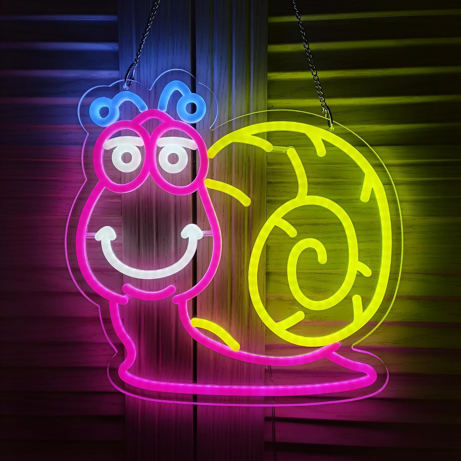 Snail Neon Sign Cartoon Cute A - Kids Outdoor Zoo review and price