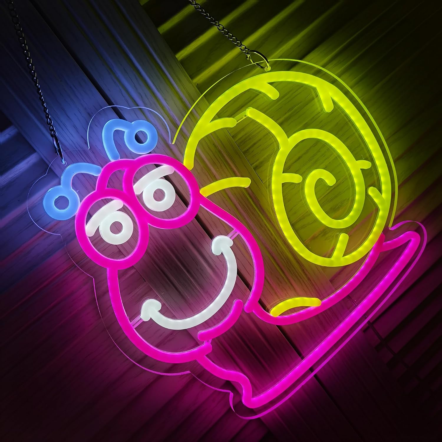 Snail Neon Sign Cartoon Cute A - Kids Outdoor Zoo review and price
