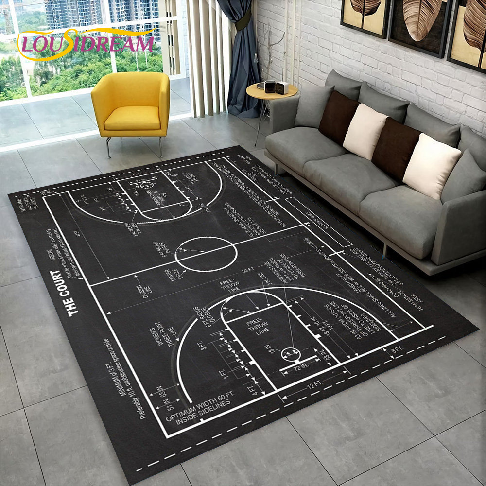 3D Basketball Cour Cartoon Are - Kids Outdoor Area review and price