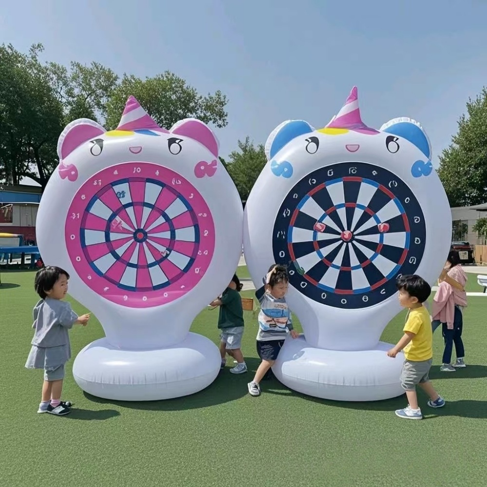 Inflatable Unicorn Throwing Ga - Kids Outdoor Games For Party review and price