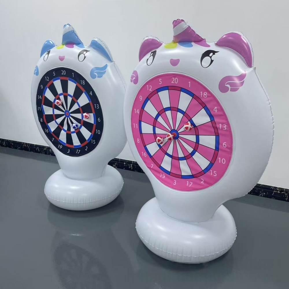 Inflatable Unicorn Throwing Ga - Kids Outdoor Games For Party review and price