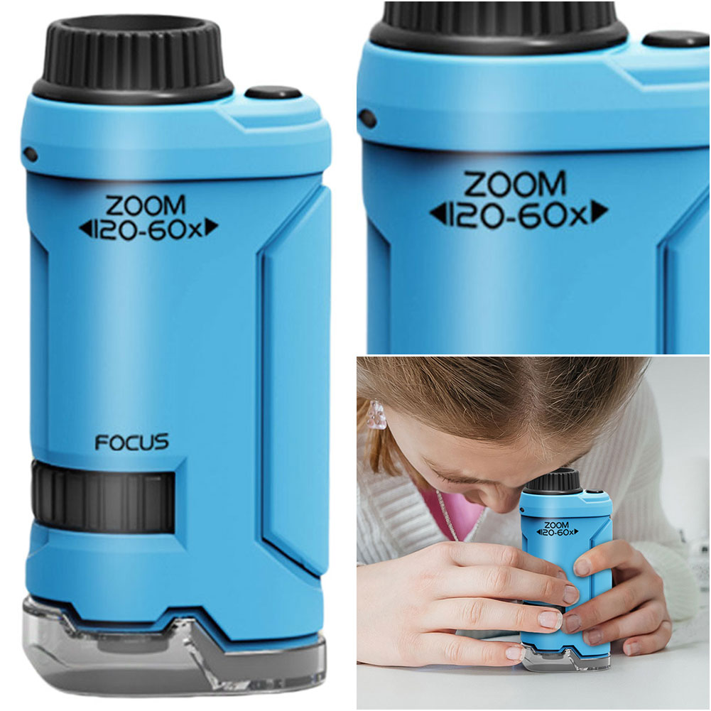 New 60x-120x Handheld Microsco - Kids Outdoor Microscope review and price