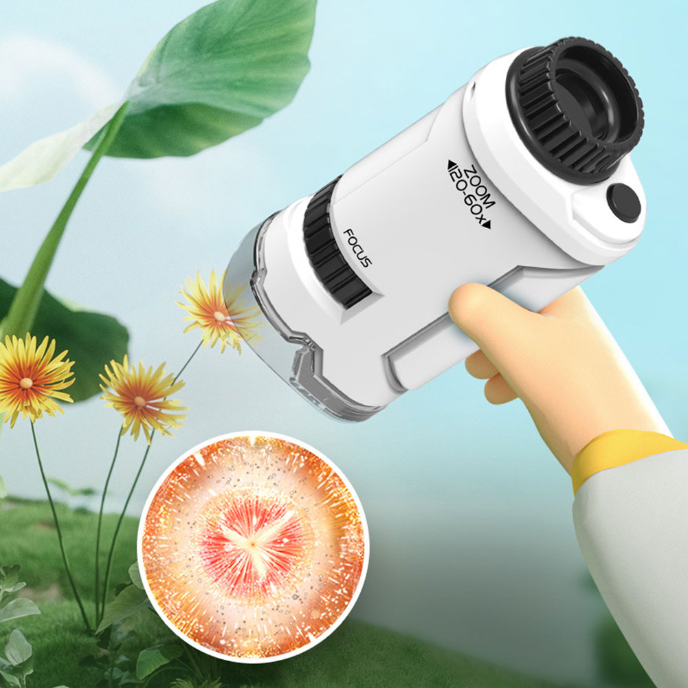 New 60x-120x Handheld Microsco - Kids Outdoor Microscope review and price