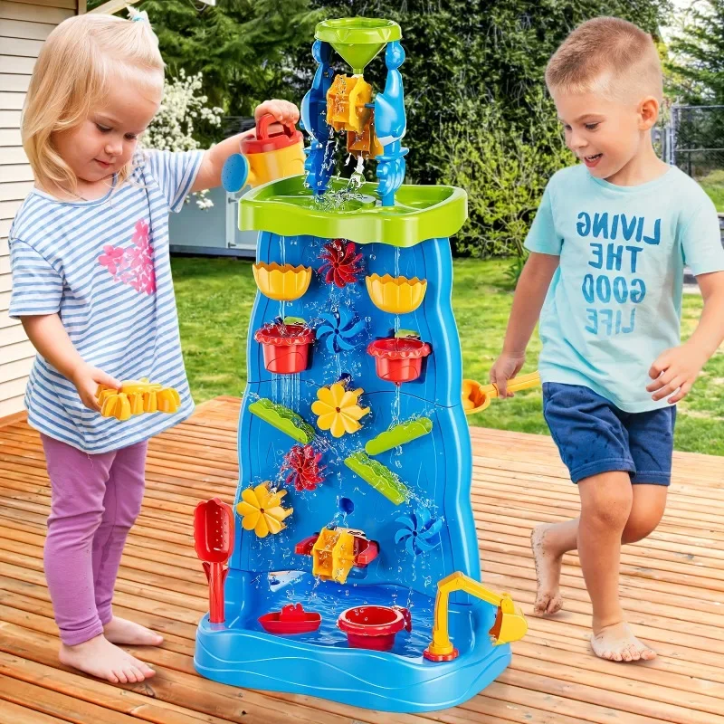 Waterfall Discovery Wall Kids  - Kids Outdoor Sensory Table review and price