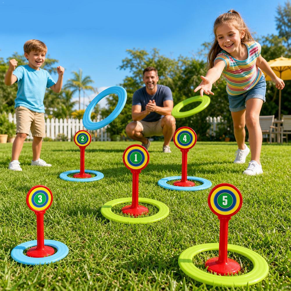 Kids Plastic Game Set Outdoor  - Kids Outdoor Games For Party review and price