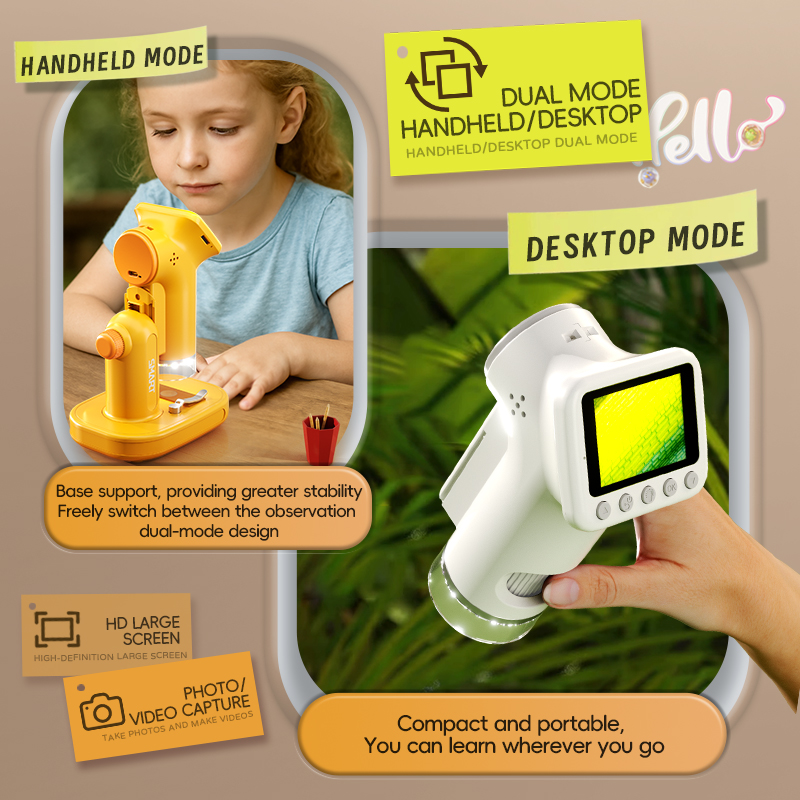 1600X Handheld Microscope 2 In - Kids Outdoor Microscope review and price