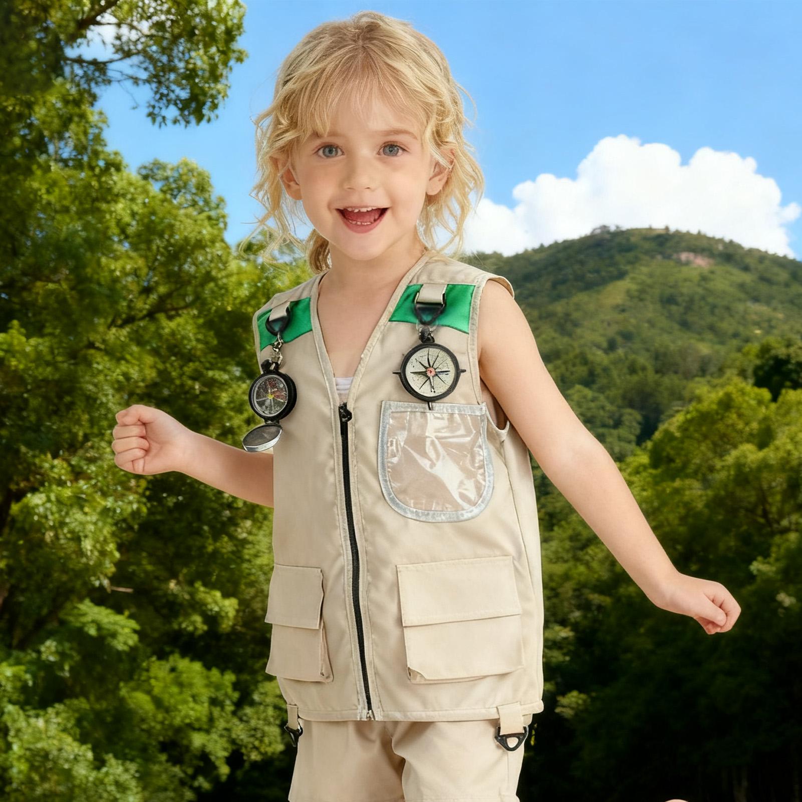 Kids Fishing Vest Sleeveless C - Kids Outdoor Zoo review and price