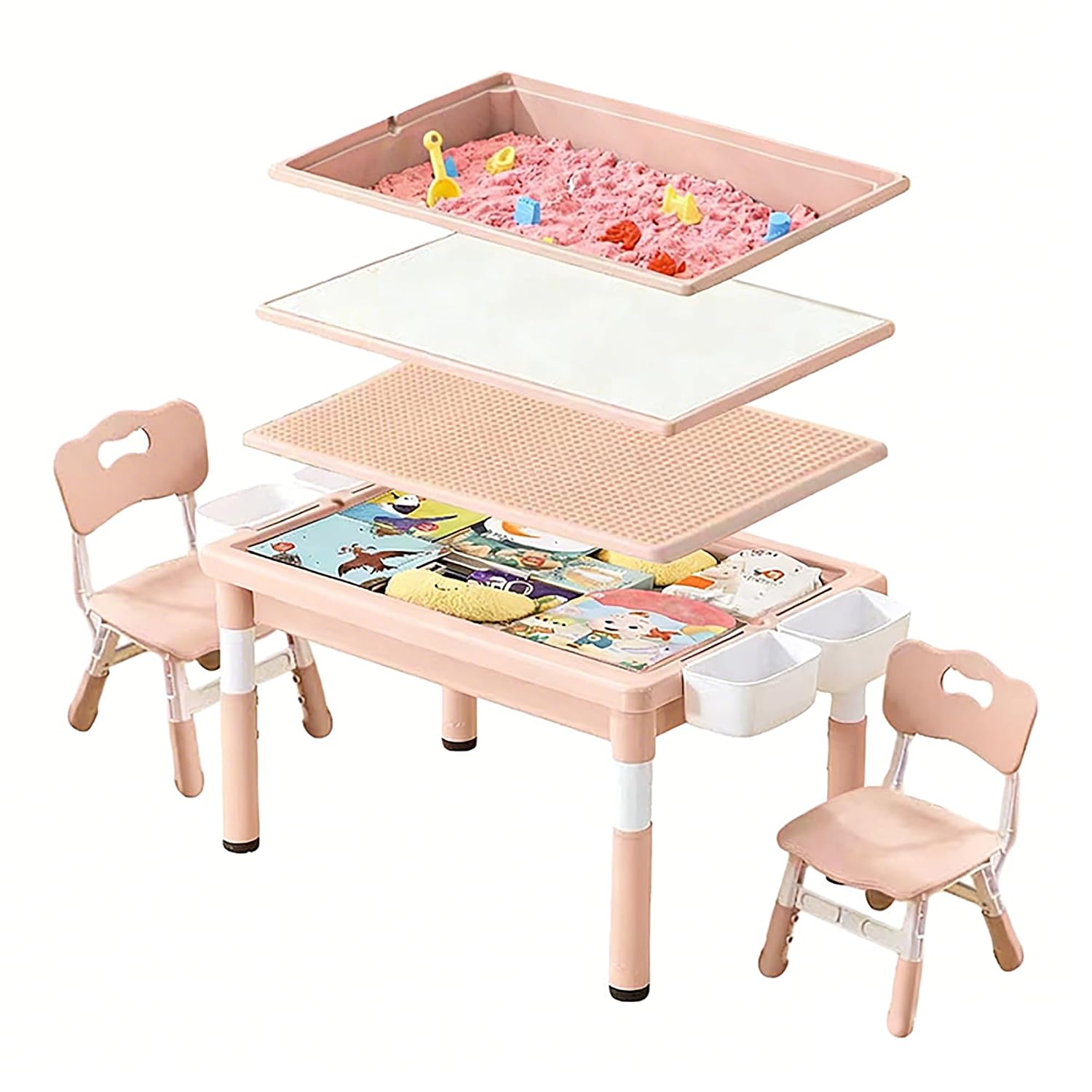 Kids Activity Table with Stora - Kids Outdoor Sensory Table review and price