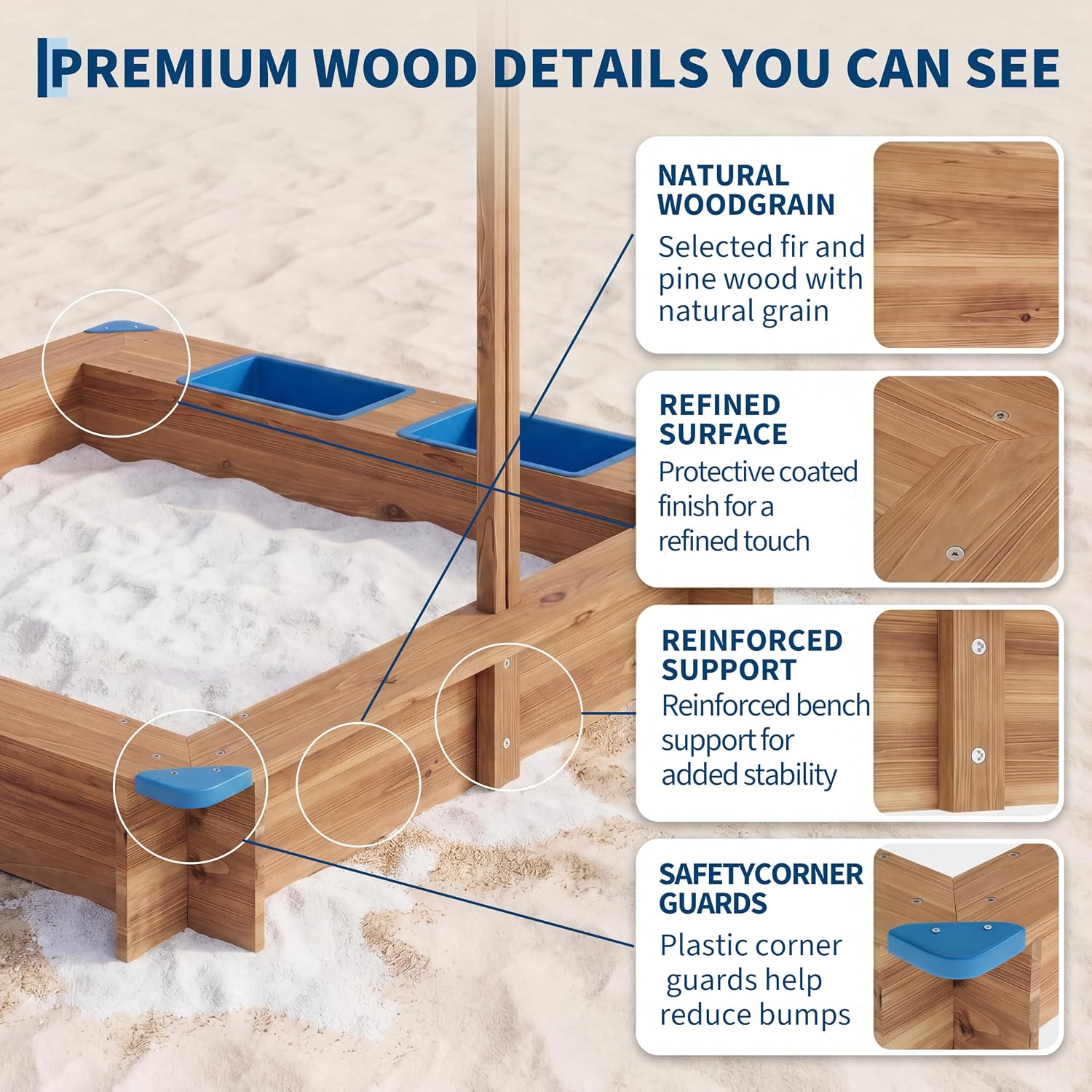 Children Outdoor Sand Pit Kids - Kids Outdoor Area review and price